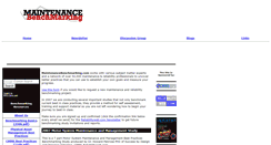 Desktop Screenshot of maintenancebenchmarking.com